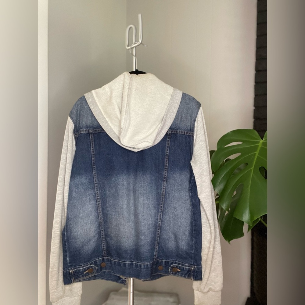 Jean Hoodie Jacket - Picture 2 of 2